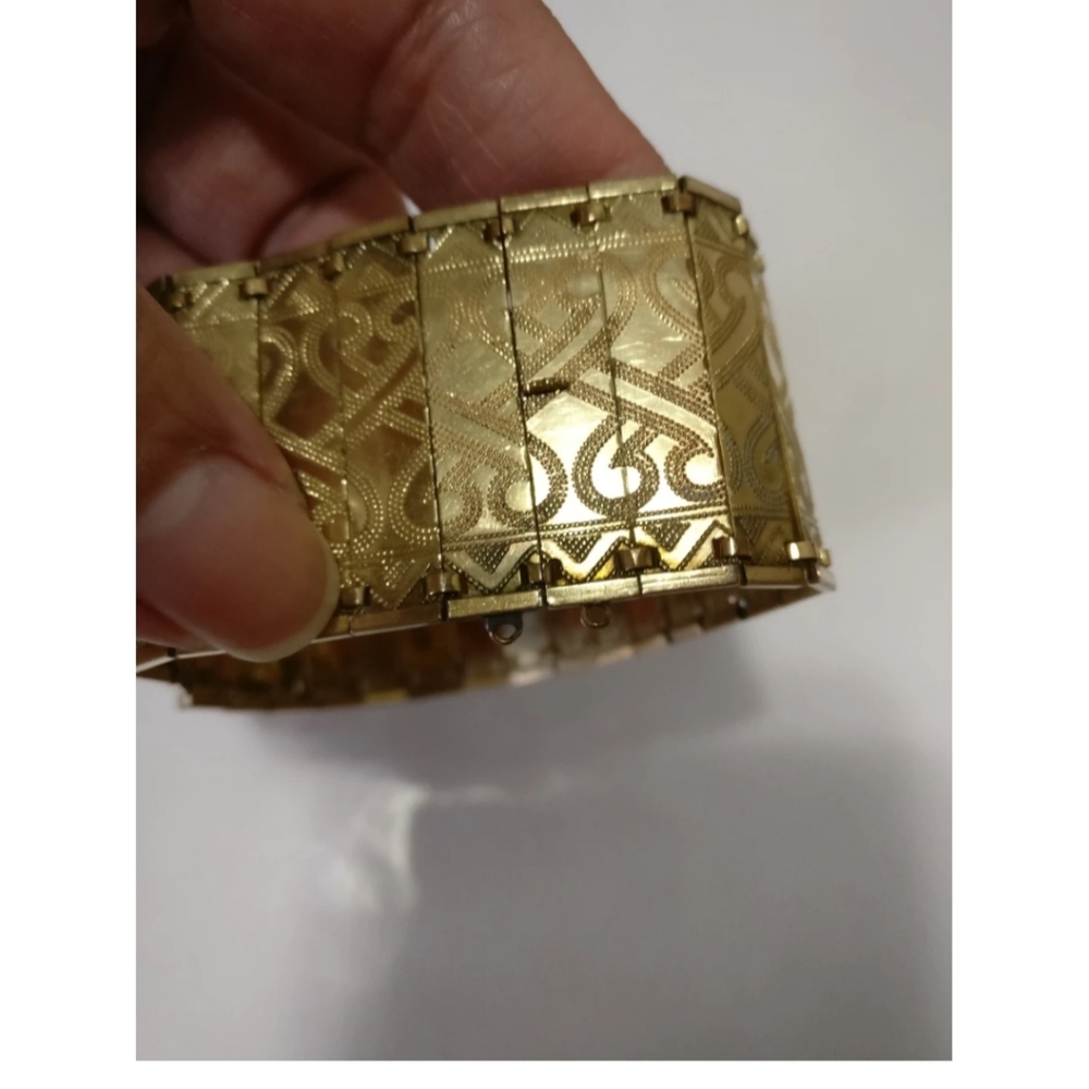 🇨🇦 Antique rolled gold bracelet by KJAG - Picture 3 of 8